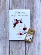 weselna książeczka dla dzieci z kredkami