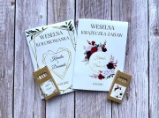 weselne książeczki dla dzieci kolorowanka z kredkami