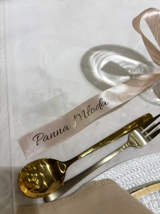 winietki na wstążce kokarda