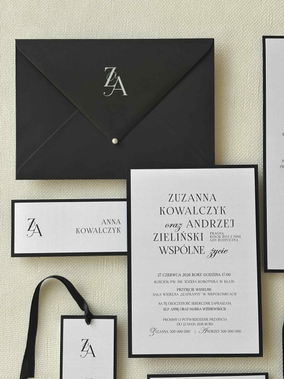 eleganckie zaproszenia ślubne .jpg