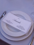 menu weselne z koronką 2w1