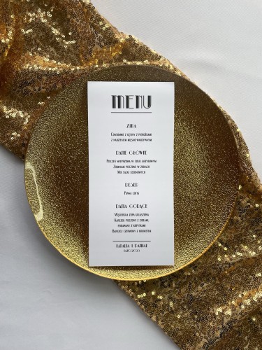 Menu weselne Lata 20
