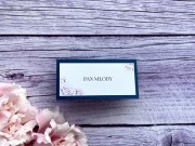 Winietki granatowe z różami