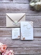 Zaproszenia boho minimalistyczne